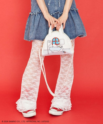 SANRIO x ACCOMMODE | Hello Kitty Puff Boston Bag 180x240x100mm