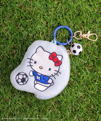 SANRIO x ACCOMMODE | Hello Kitty Mini Pouch Charm 86x70x20mm (Football)