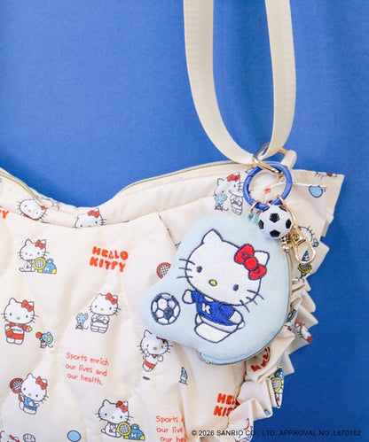 SANRIO x ACCOMMODE | Hello Kitty Mini Pouch Charm 86x70x20mm (Football)