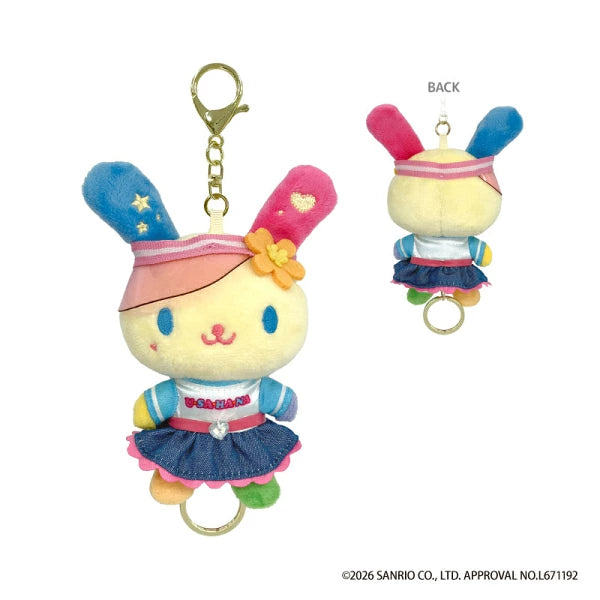 SANRIO | Usahana Reel Mascot Holder Bag Charm Keychain 140x105x50mm