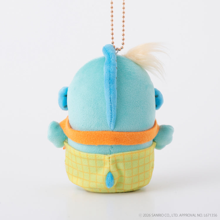 SANRIO | Hangyodon Freshly Harvested Farm Squishy Mascot Keychain Bag Charm 120mm Approx. (Corn)