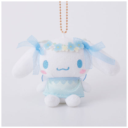 SANRIO | Cinnamoroll Mascot Holder Plush Keychain Bag Charm 95mm Approx. (Floral Fairies)