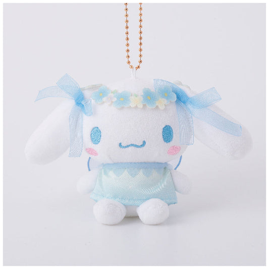 SANRIO | Cinnamoroll Mascot Holder Plush Keychain Bag Charm 95mm Approx. (Floral Fairies)