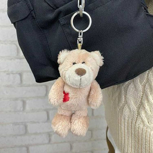 NICI Love Bear 10cm Bean Bag Keyring Keyholder BN