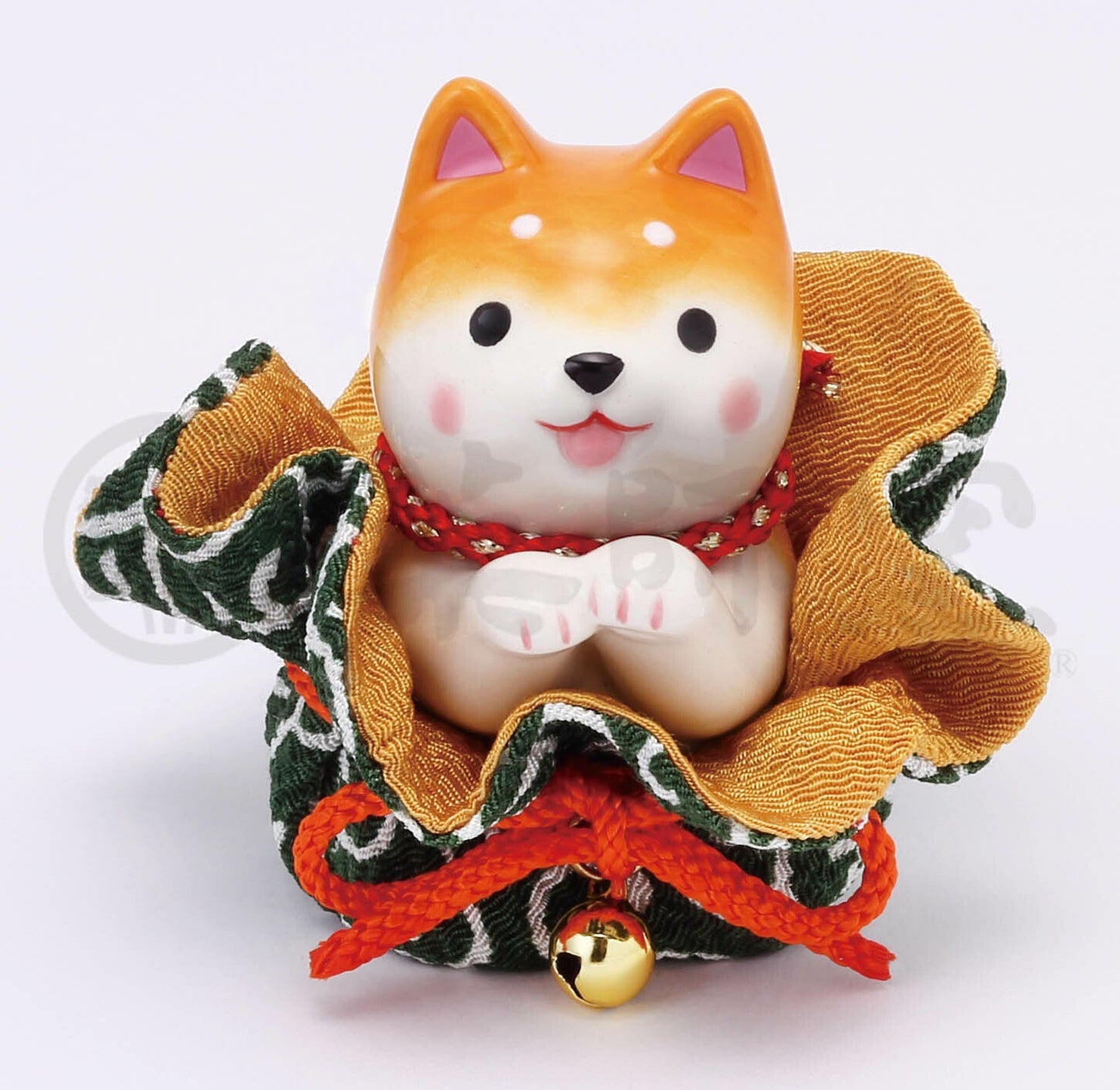 Yakushigama | Lucky Shiba 6.5Cm |9690 药师窑 幸运柴犬摆件