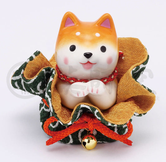 Yakushigama | Lucky Shiba 6.5Cm |9690 药师窑 幸运柴犬摆件