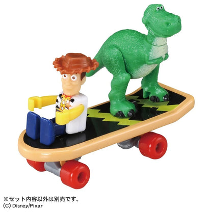 Dream Tomica | Ride On Toy Story SP SP Rex & Skateboard 80x80x40mm