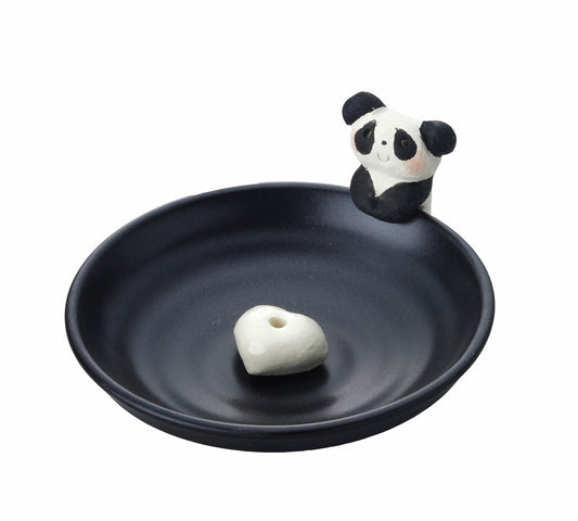Matsumoto | Panda Incense Holder 日本 美浓烧 手作陶制香立