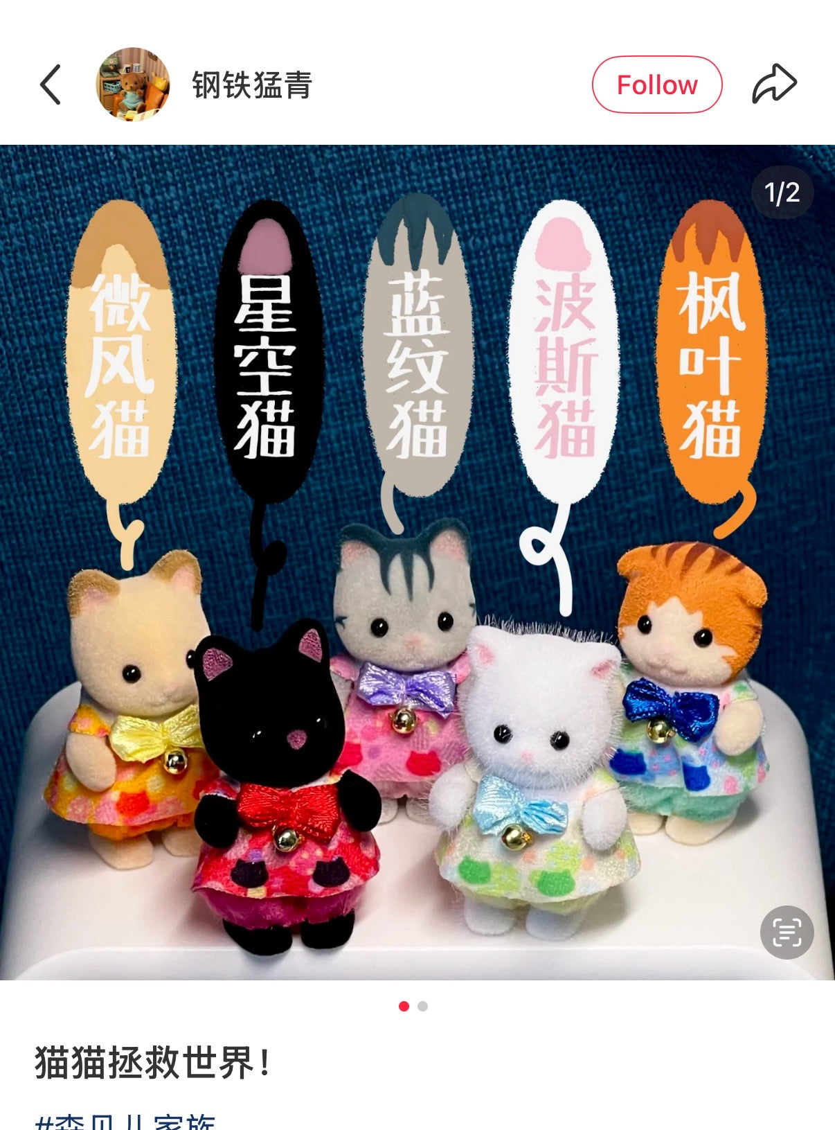 【JP】Sylvanian Families | Atsumare! Baby Set Cats