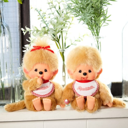 Monchhichi | Plush Toy Plush Doll H10×W7×D15cm (Beige Boy)