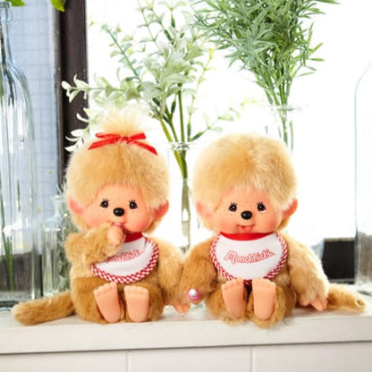 Monchhichi | Plush Toy Plush Doll H10×W7×D15cm (Beige Boy)