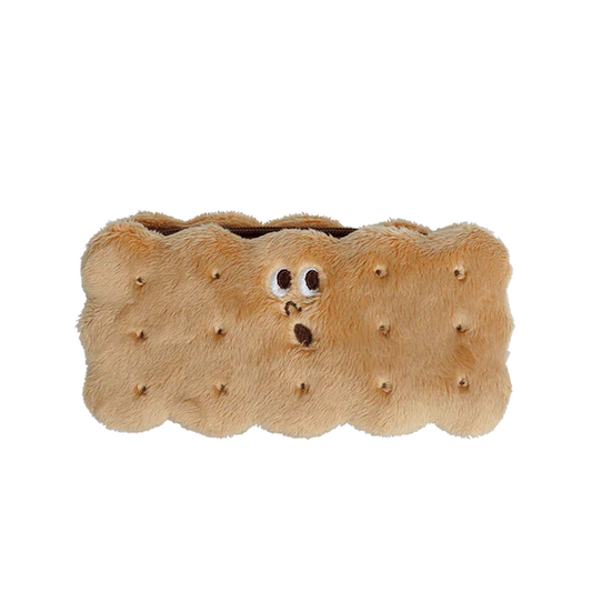 GLADEE | Pencil Case Pouch 195 x 100 x 50 mm (S’more Sandwich Cookies / Biscuit)