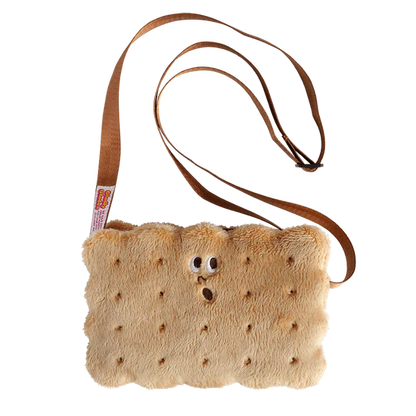 GLADEE | Pouch with Strap Shoulder Bag Crossbody Bag (S’more Sandwich Cookies / Biscuit)