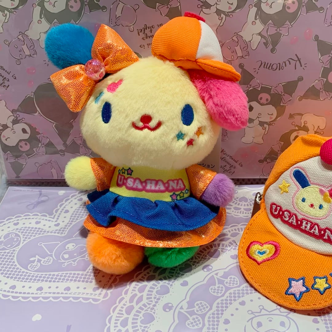 SANRIO | Usahana Bag Charm Plush Keychain Mascot Holder 160×105×70mm (Y2K)