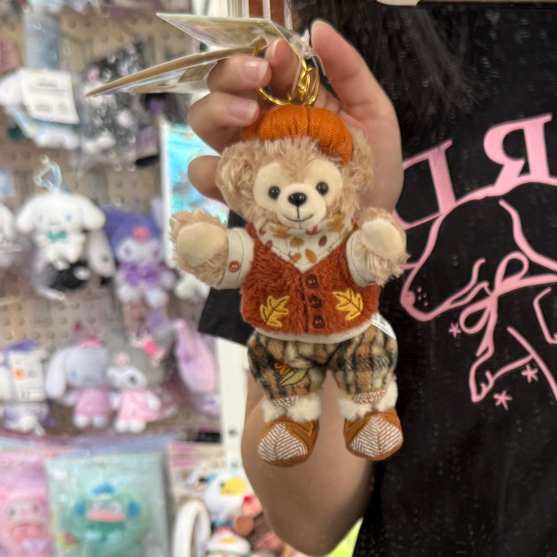 Disney | Shang Hai Disneyland Mascot Holder Plush Keychain (Duffy And Friends Halloween 2024