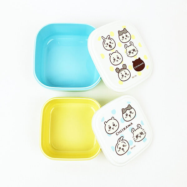 【Made in Japan】CHIIKAWA | Seal Container 2P Set 15.0 x 15.0 x 6.0cm