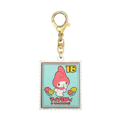SANRIO | Retro Stamp Rubber Keychain 45x105x7mm (My Melody)