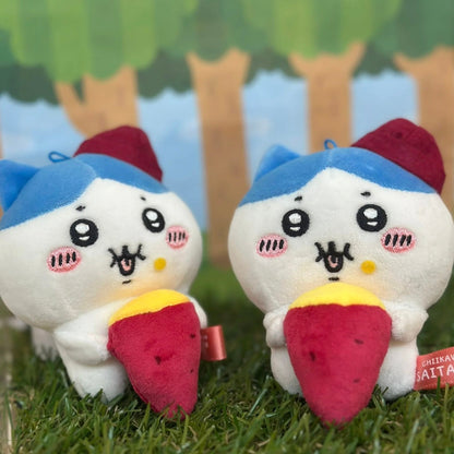 CHIIKAWA | Hachiware Panda Usagi Plush Mascot Holder 10cm (Sweet Potato)