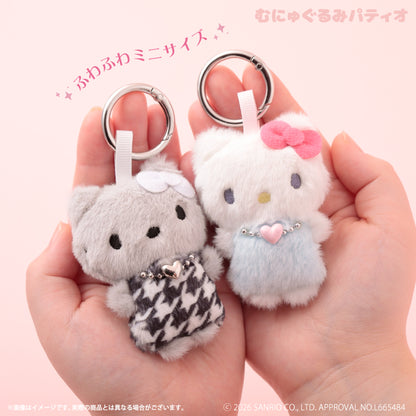 SANRIO | Hello Kitty Fluffy Stylish Mini Mascot 70mm Approx. (Gray)