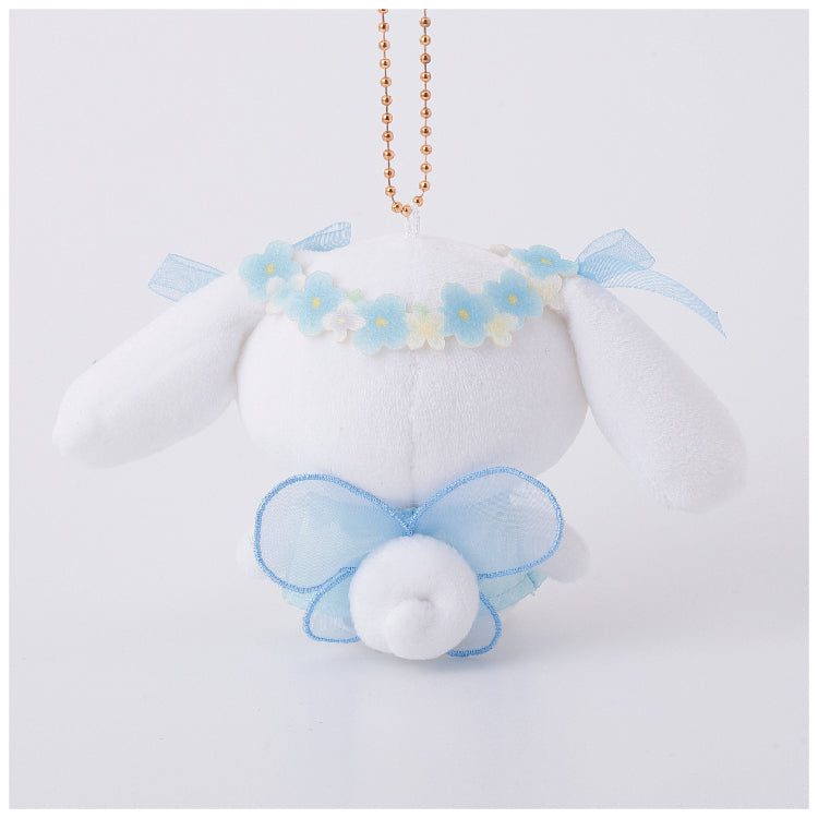 SANRIO | Cinnamoroll Mascot Holder Plush Keychain Bag Charm 95mm Approx. (Floral Fairies)