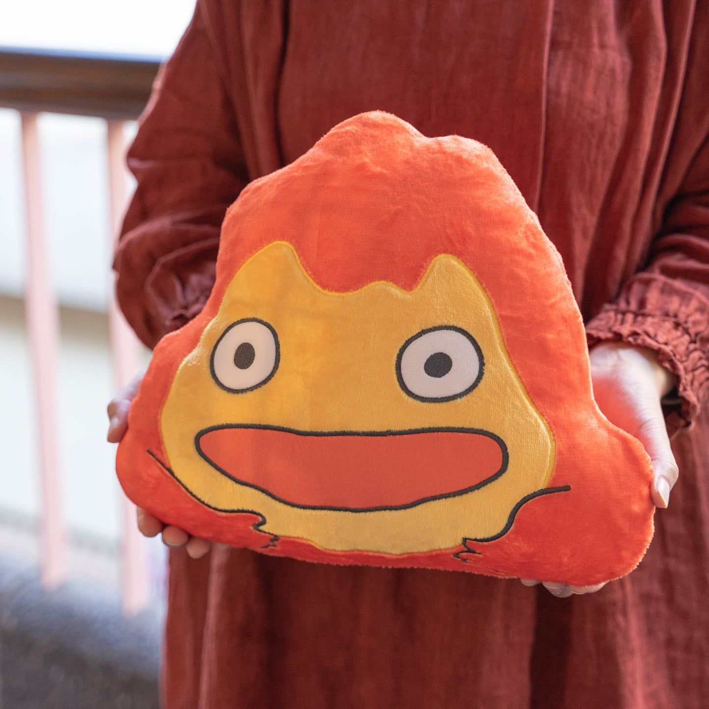 Studio Ghibli | Howl’s Moving Castle Calcifer Cushion Plush W350×H305mm