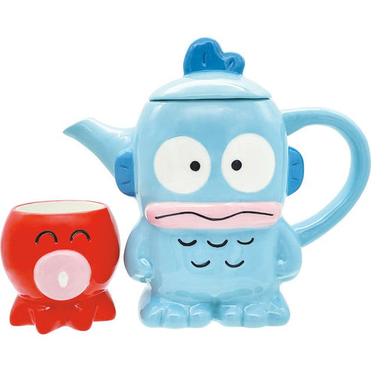 SANRIO | Hangyodon Teapot Tea Set W15×D7×H13cm (Pot) W7.5×D7.5×H6.5(Cup)