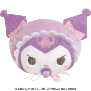 SANRIO | Kuromi Plush Badge H50×W90×D25mm (Baby)