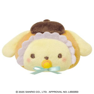 SANRIO | Pompompurin Pom Pom Purin Plush Badge H50×W90×D25mm (Baby)