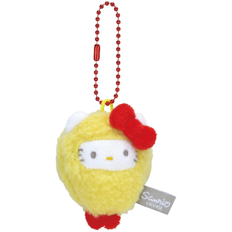 SANRIO | Hello Kitty Plush Keychain Mascot Holder 60 x 70 x 30mm (Food Fried Shrimp)
