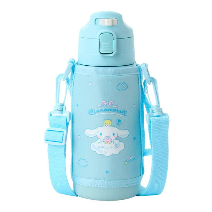 Sanrio | Cinnamoroll 2Way Stainless Bottle With Strap Case 670Ml
