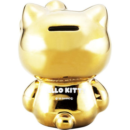 SANRIO | Hello Kitty Golden Money Box Piggy Bank W9.3×D8.8×H12.5