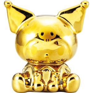SANRIO | Kuromi Golden Money Box Piggy Bank W9.3×D8.8×H12.5