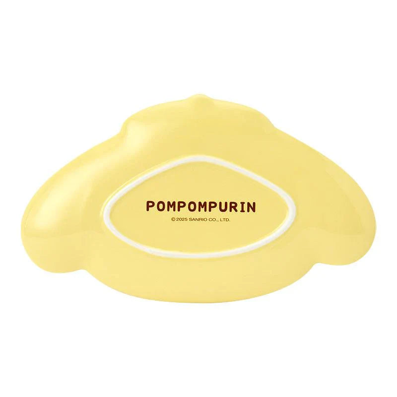 SANRIO | Pom Pom Purin Face Shaped Plate Microwave Dishwasher And Dryer Safe 200x116x15mm