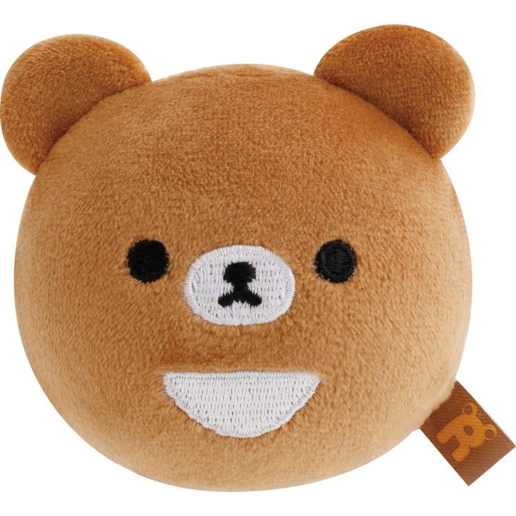SAN X | Chairoikoguma Squish Round Plush Doll Face 65×65×65mm