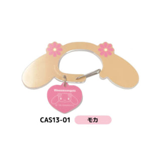 SANRIO | Cinnamo Angels Acrylic Carabiner 46x100x7mm (Mocha)
