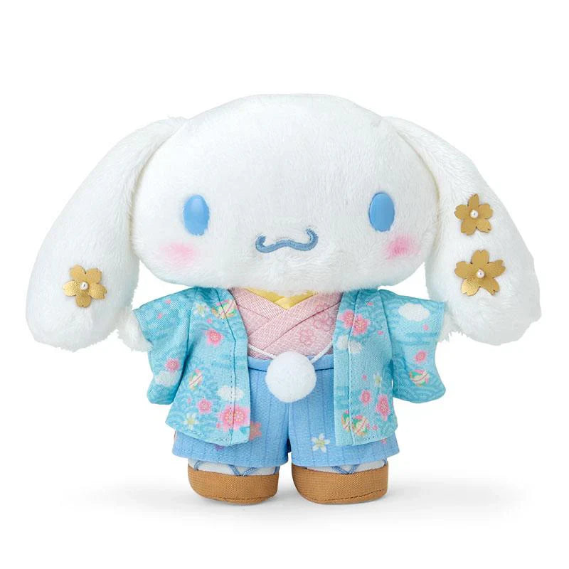 Sanrio | Cinnamoroll Plush Doll 20×8.5×17Cm (Kimono/ Sakura 2024)