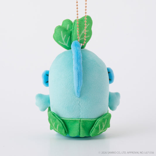 SANRIO | Hangyodon Freshly Harvested Farm Squishy Mascot Keychain Bag Charm 120mm Approx. (Komatsuna)