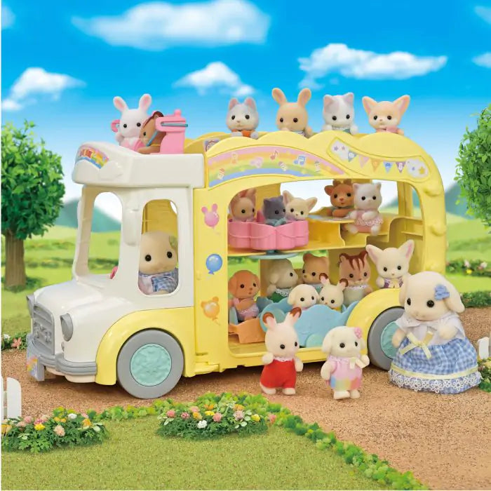 【Pick Up Only】Sylvanian Families | Rainbow Fun Nursery Bus