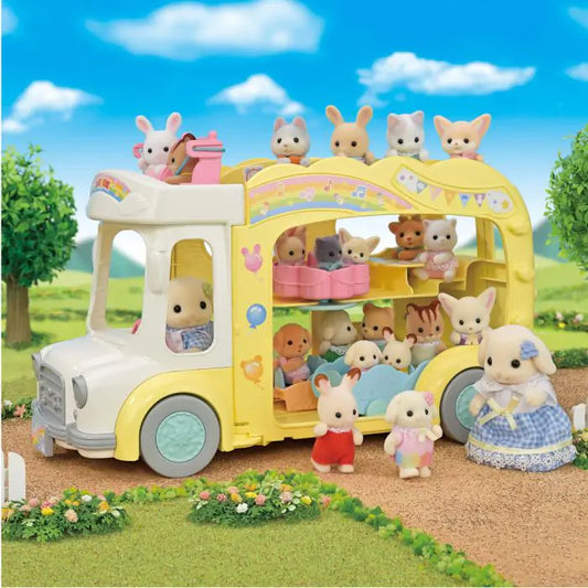 【Pick Up Only】Sylvanian Families | Rainbow Fun Nursery Bus
