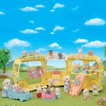 【Pick Up Only】Sylvanian Families | Rainbow Fun Nursery Bus