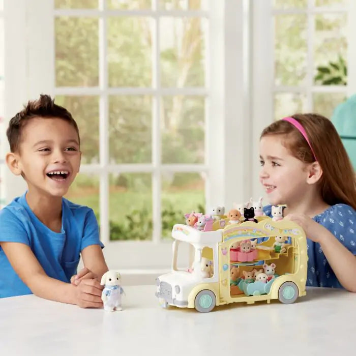 【Pick Up Only】Sylvanian Families | Rainbow Fun Nursery Bus