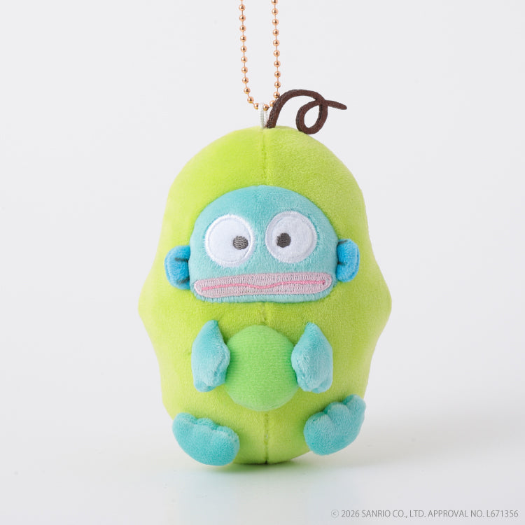 SANRIO | Hangyodon Freshly Harvested Farm Squishy Mascot Keychain Bag Charm 120mm Approx. (Peas)