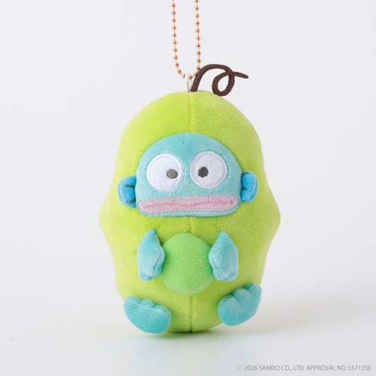 SANRIO | Hangyodon Freshly Harvested Farm Squishy Mascot Keychain Bag Charm 120mm Approx. (Peas)