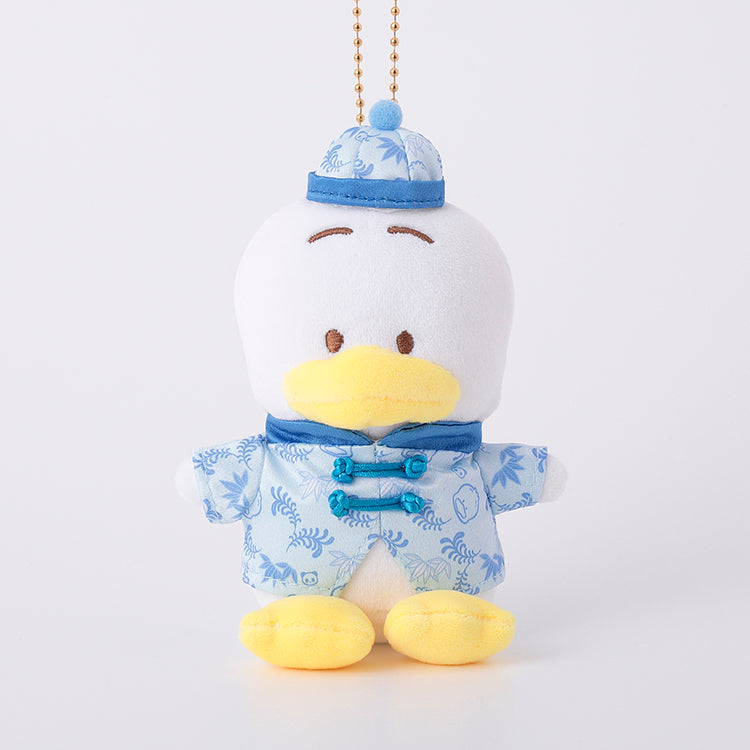 SANRIO | Pekkle Mascot Holder Plush Keychain Bag Charm Approx. 10cm (Yamuchamucha~zu)