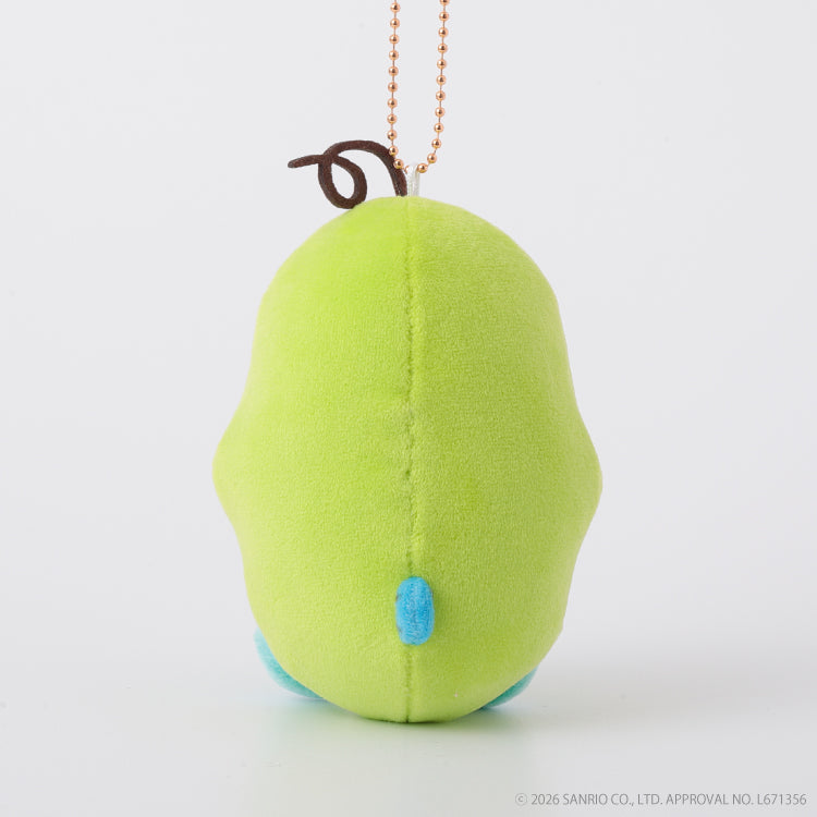 SANRIO | Hangyodon Freshly Harvested Farm Squishy Mascot Keychain Bag Charm 120mm Approx. (Peas)