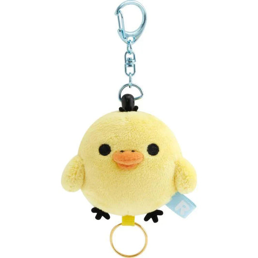 SAN-X | Rilakkuma Kiiroitori Mascot Reel Keychain Mascot Holder Bag Charm 55×55×45mm