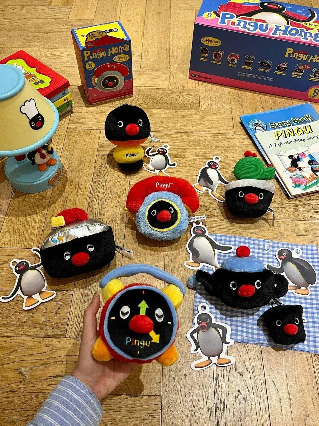 Pingu| Home Diary Series Plush Blind Box Keychain Bag Charm (Shipped Randomly)