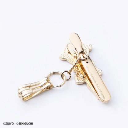Heidi X Monchhichi | 50Th Anniversary Mental Bag Key Clip Keychain 2.3Cm 4.7Cm（Mini Josef Bebichich)