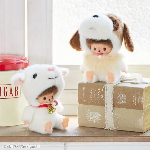 Heidi x Monchhichi | Snowflake x Bebichhichi | Plush Toy Doll 14×11×10cm (20th Anniversary)