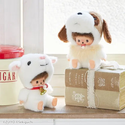 Heidi x Monchhichi | Snowflake x Bebichhichi | Plush Toy Doll 14×11×10cm (20th Anniversary)